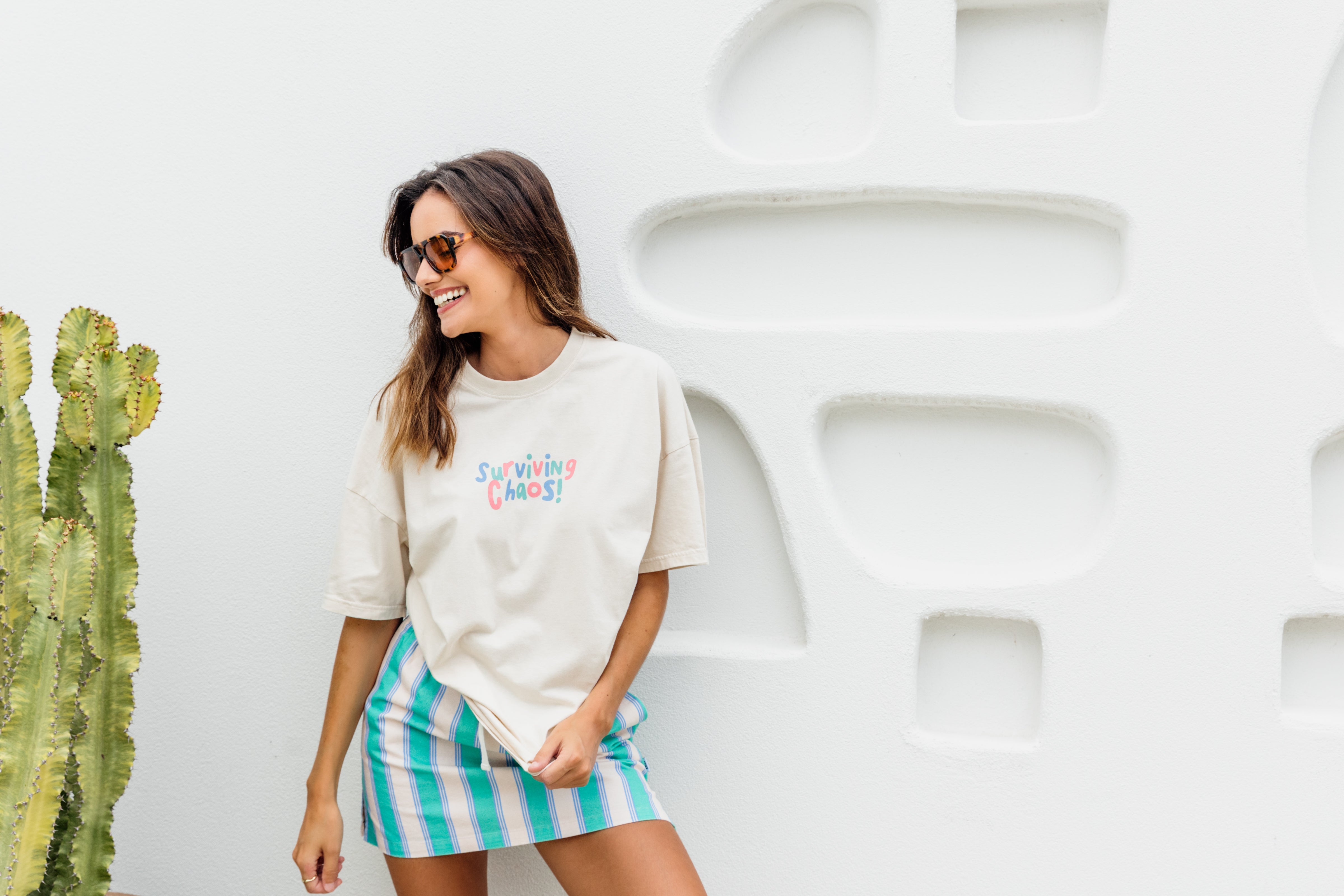 SURVIVING CHAOS BOX TEE