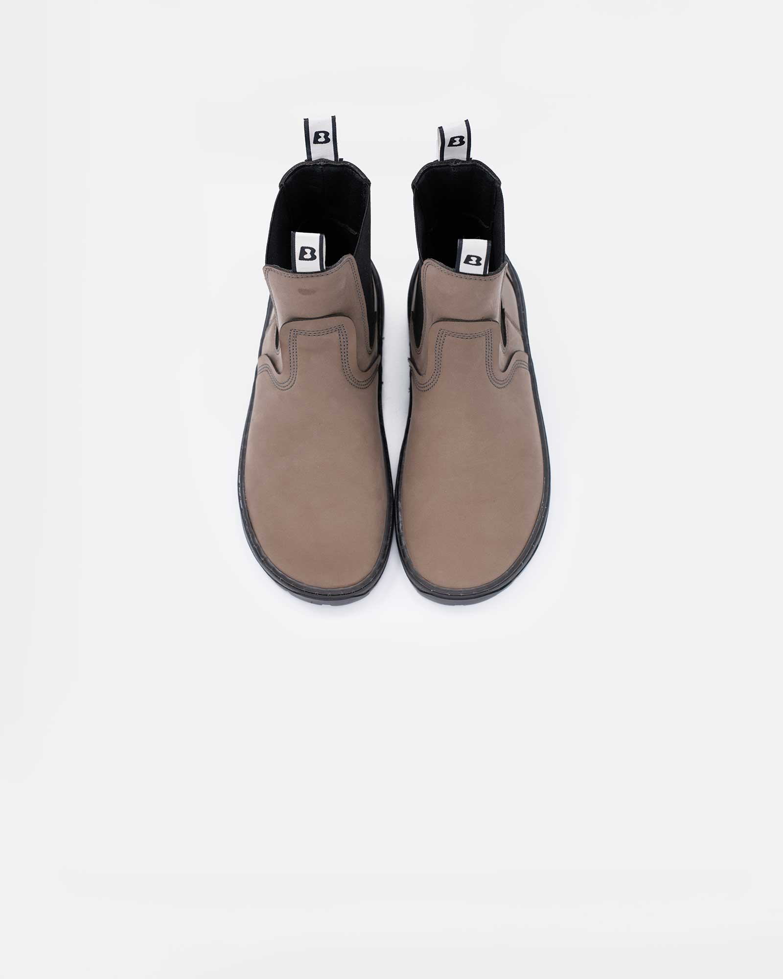 Grey Chelsea Barefoot Boots - Senses